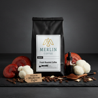 Coffee with Mushrooms Dark Roast - Merlin Coffee
