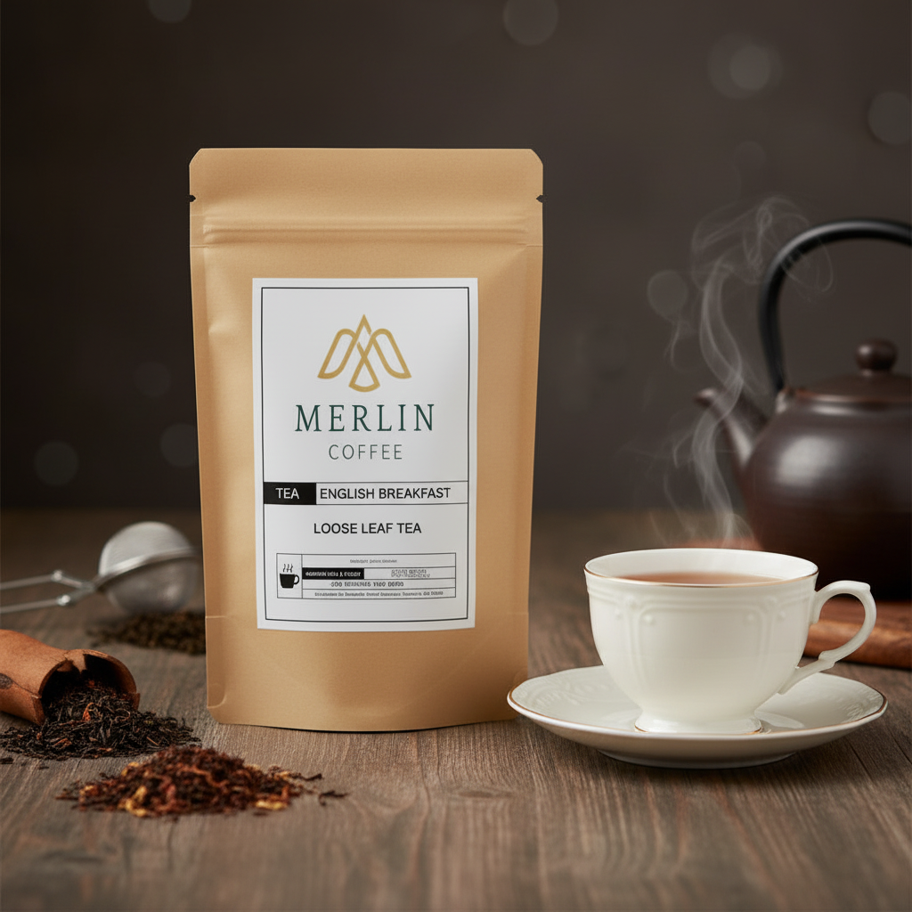 English Breakfast Tea - Classic Black Tea - Merlin Coffee