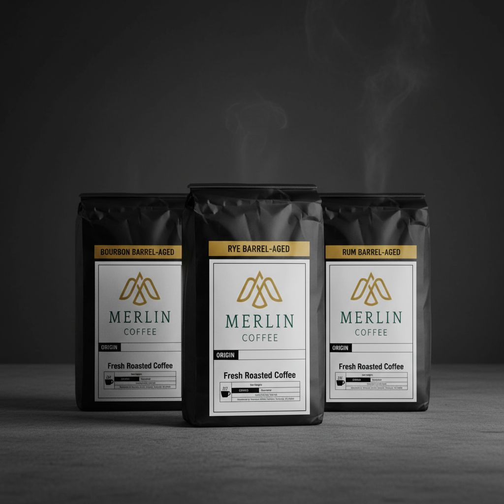 The Bold & Barrel-Aged Set - Intense Coffee Collection - Merlin Coffee