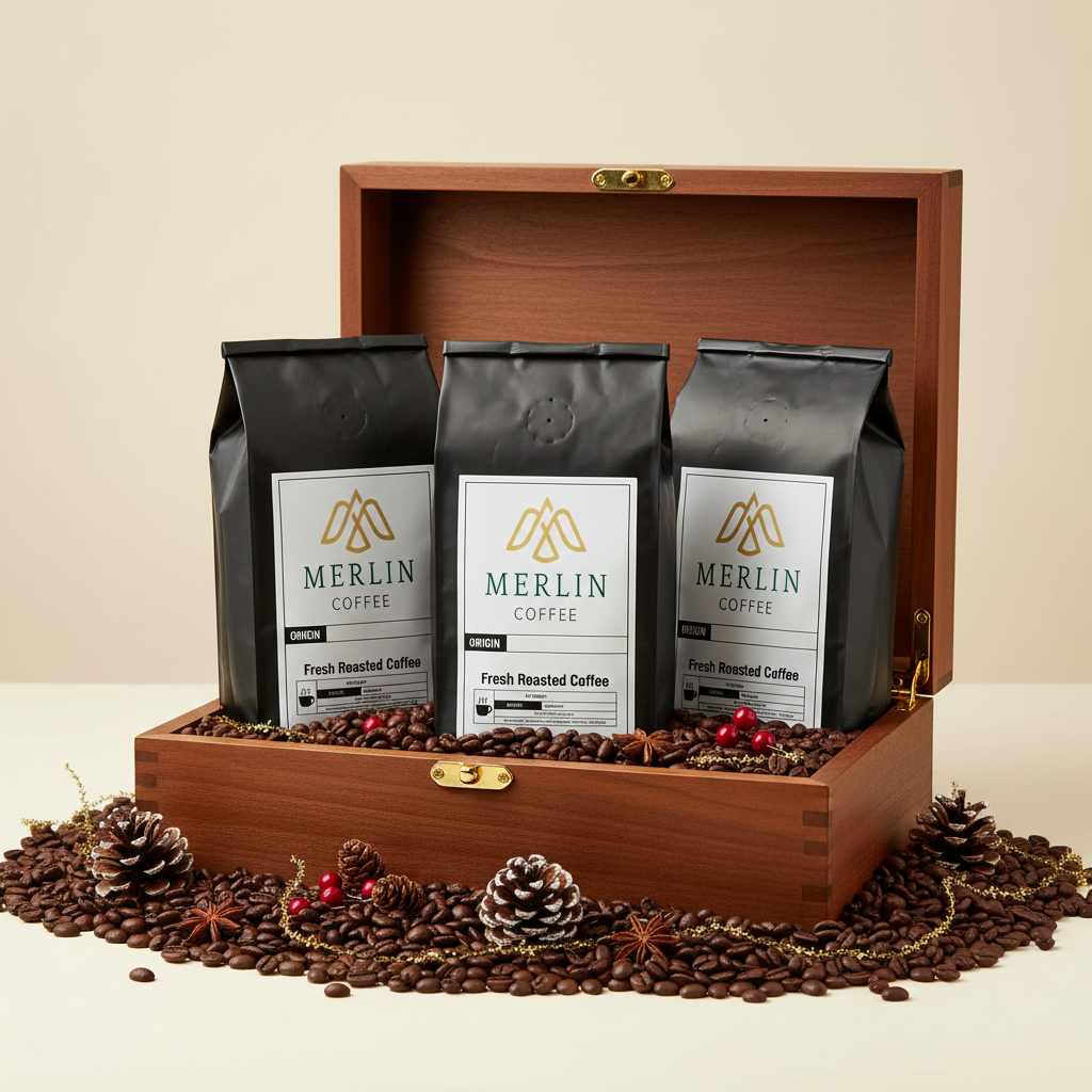 Seasonal Favorites - Holiday Coffee Collection - Merlin Coffee