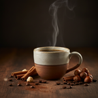 Cinnamon Hazelnut Coffee - Lifestyle - Merlin Coffee